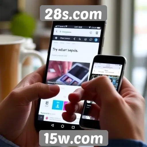 Experiência do usuário no 28s.com em dispositivos móveis