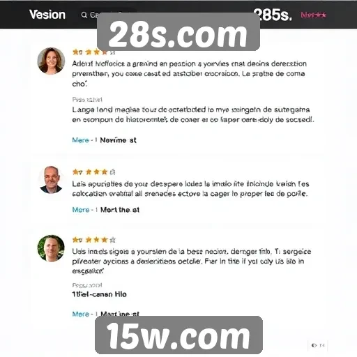 Feedback dos usuários sobre o design do 28s.com